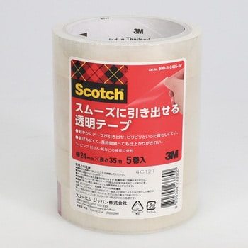 3M Scotch 办公胶带，透明胶带，拉出顺畅3M07583260